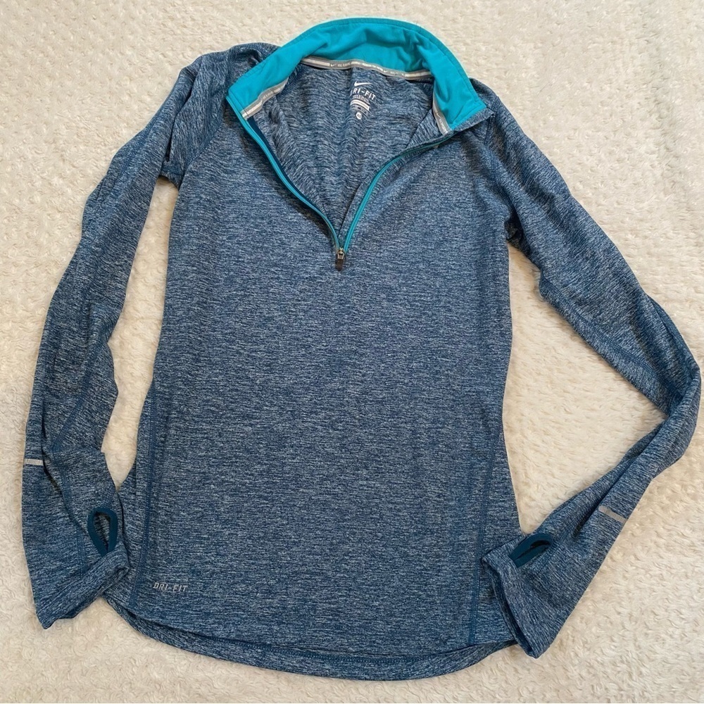 Nike Dri-fit Element Zip Running Pullover Zip Top XS